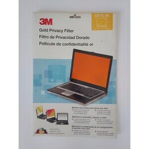 3M Gold Privacy Filter (GPF15.4W) Wide-Screen 8.18" x 13.09"  NEW